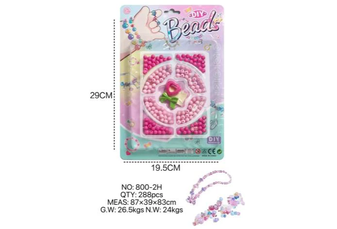 DIY pretend play girl toy beads Cartoon hand