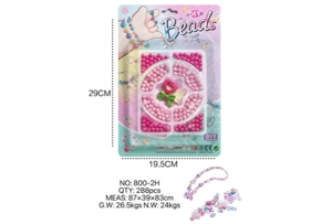 DIY pretend play girl toy beads Cartoon hand