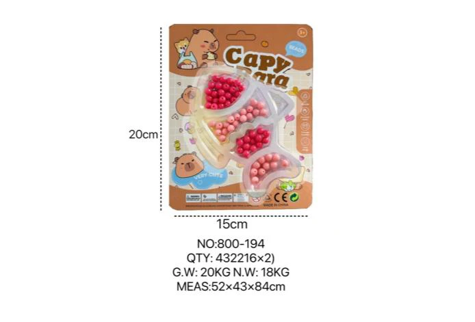 Capybara DIY Bead Fish