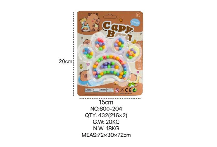 Capybara DIY Beaded Bear Claw