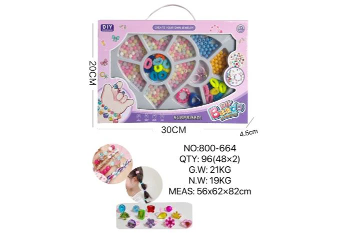 DIY Playing House Girl Toys Beaded Cartoon Capybara Cat