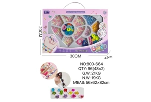 DIY Playing House Girl Toys Beaded Cartoon Capybara Cat