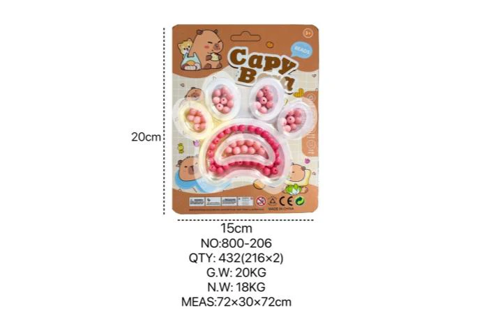 Capybara DIY Beaded Bear Claw