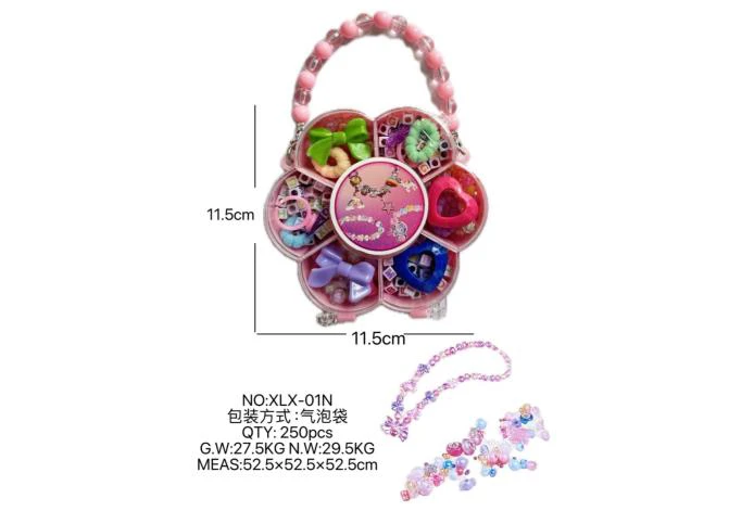 DIY playhouse girl toy beaded jewelry plum blossom
