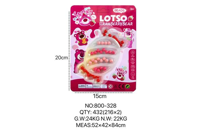 Strawberry Bear DIY Beads Candy