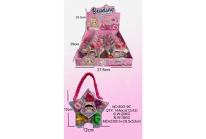 DIY playhouse girl toy beads cartoon pentagram (12PCS single price)
