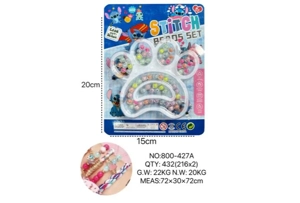 DIY Playing House Girl Toys Beaded Cartoon Hand Heart