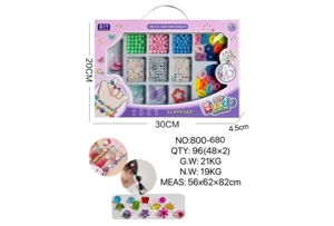 DIY Playing House Girl Toys Beaded Cartoon Hand Butterfly
