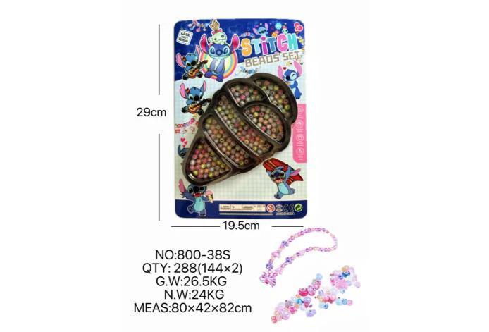 DIY playhouse girl toy bead Stitch big ice cream