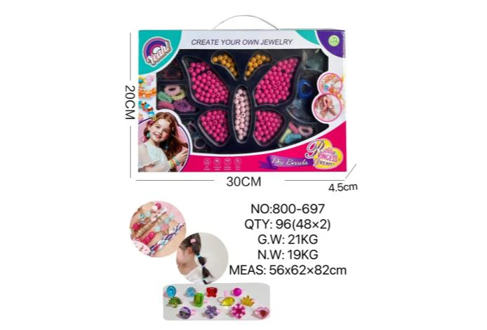 DIY Playing House Girl Toys Beaded Cartoon Capybara Cat