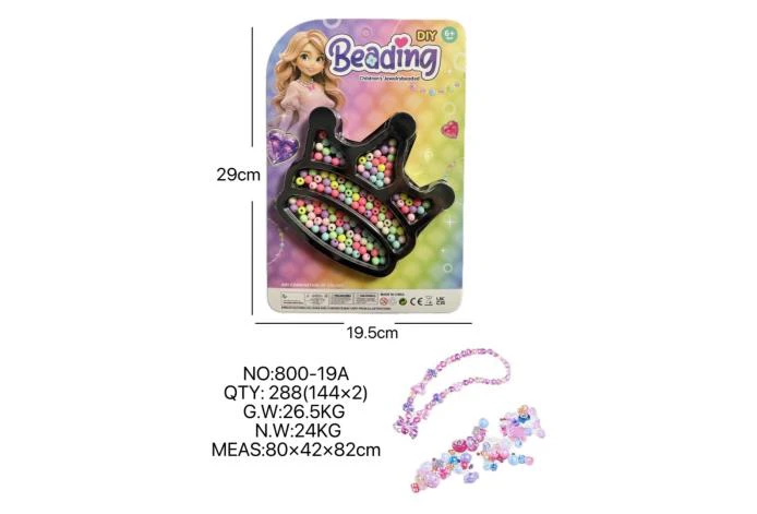 DIY playhouse girl toy beads little girl crown