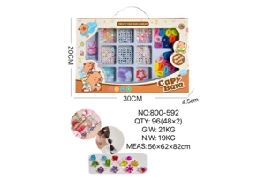 DIY Playing House Girl Toys Beaded Cartoon Capybara Butterfly