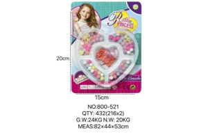DIY Pretend Play Girl Toys Beads for European and American Children