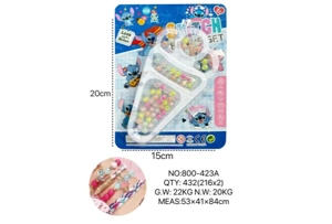 DIY Playing House Girl Toys Beaded Cartoon Hand Heart