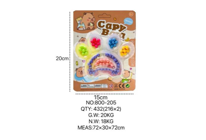 Capybara DIY Beaded Bear Claw