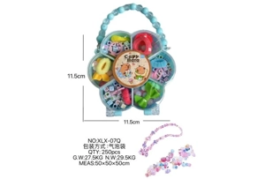 DIY playhouse girl toy beads capybara plum blossom