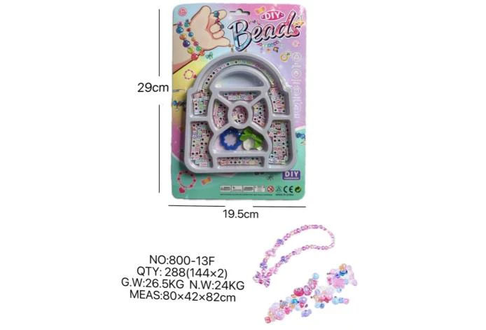 DIY play house girl toy beaded cartoon small handbag