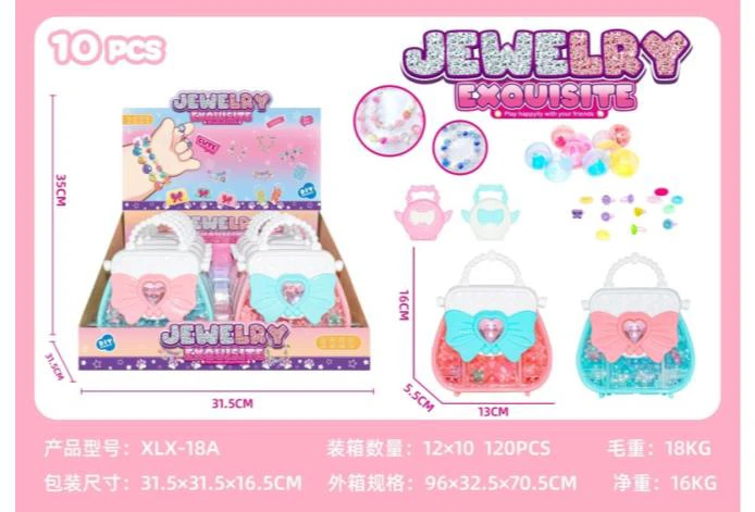 DIY Playing House Girl Toys Beaded Cartoon Capybara Cat