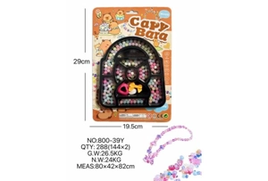 DIY pretend play girl toys beaded capybara bag