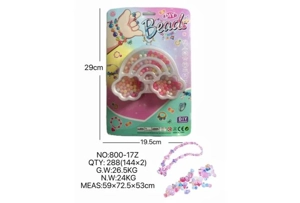 DIY pretend play girl toy beaded cartoon hand cloud