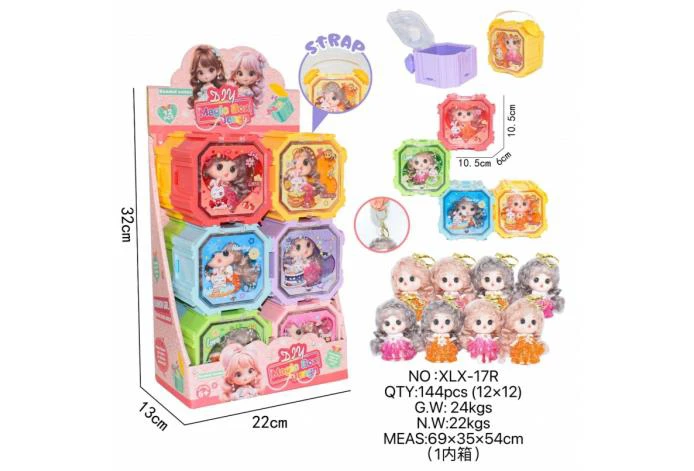 Pretend Play Girl Toy Assembly Box Barbie (Price for Single Piece of 12PCS)