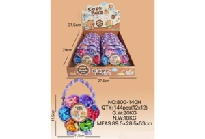 DIY Pretend Play Girl Toy Beads Capybara Plum Blossom (12PCS Single Price)