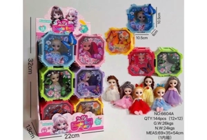 Pretend Play Barbie Six-color Mixed (Price per piece for 12PCS)