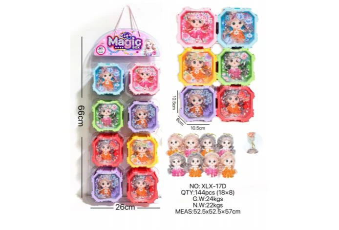 Playhouse Girl Toy Assembly Box Barbie (Price per piece for 8PCS)