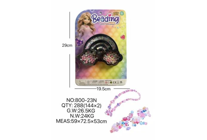 DIY playhouse girl toy beaded little girl cloud