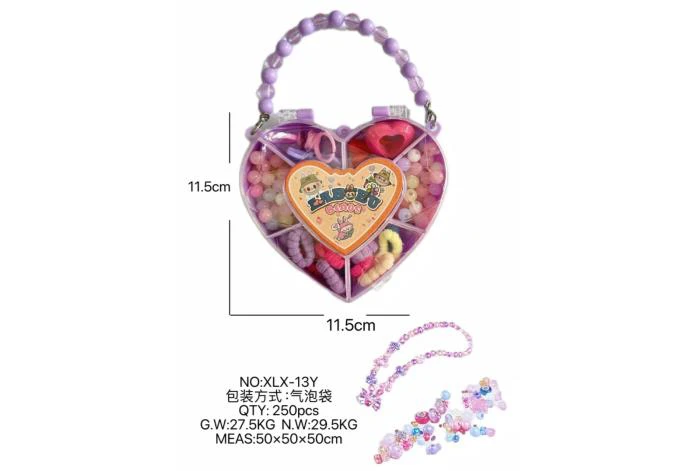 DIY play house girl toy beaded Labbibi heart