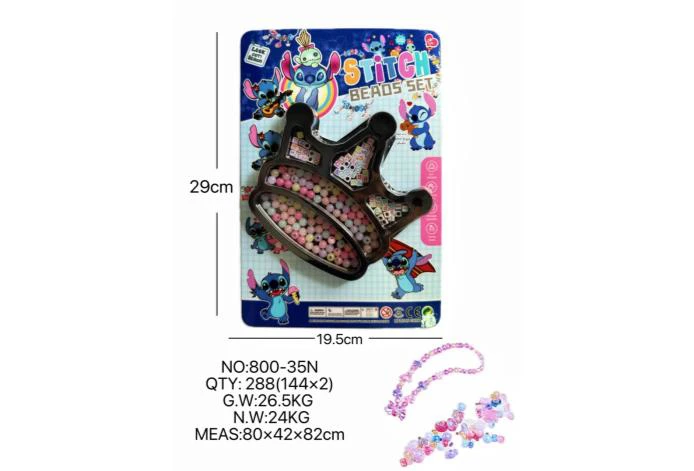 DIY playhouse girl toy bead Stitch crown