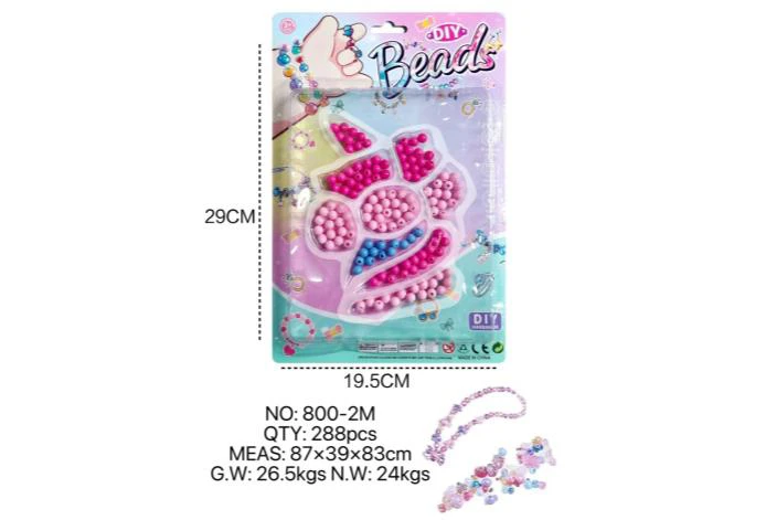 DIY pretend play girl toy beads Cartoon hand