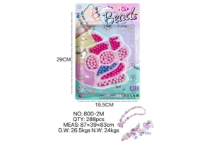 DIY pretend play girl toy beads Cartoon hand