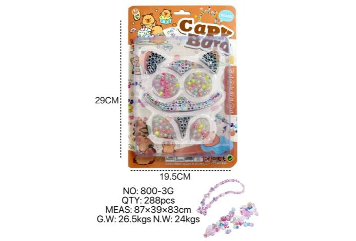 DIY pretend play girl toy beads Capybara