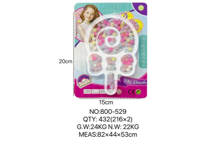 DIY Playing House Girl Toys Beaded Cartoon Capybara Heart