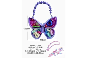 DIY play house girl toy beads butterfly