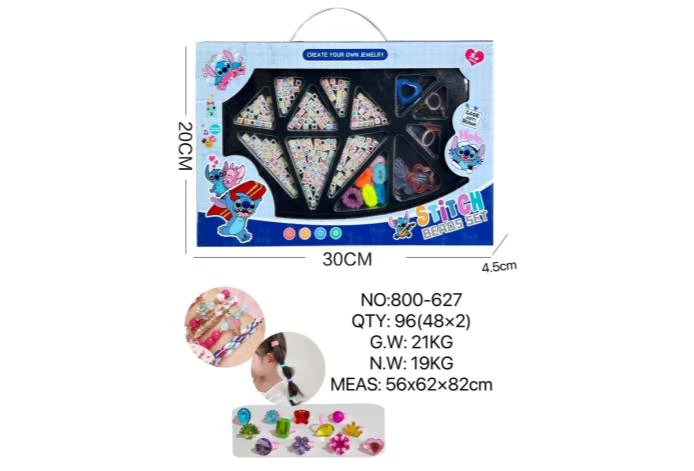 DIY Playing House Girl Toys Beaded Cartoon Capybara Butterfly