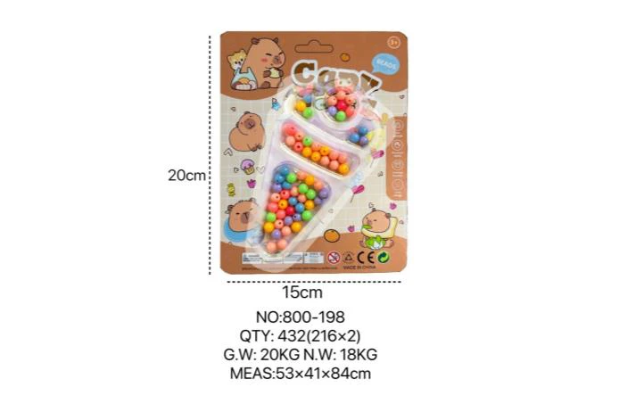 Capybara DIY Bead Ice Cream