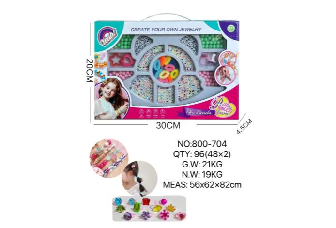 DIY Playing House Girl Toys Beaded Cartoon Capybara Square