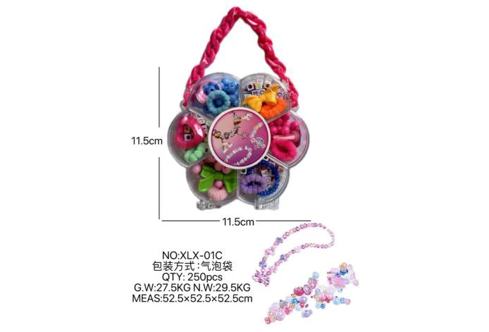 DIY playhouse girl toy beaded jewelry plum blossom