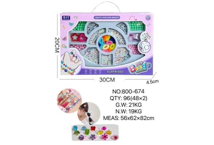 DIY Playing House Girl Toys Beaded Cartoon Hand Diamond