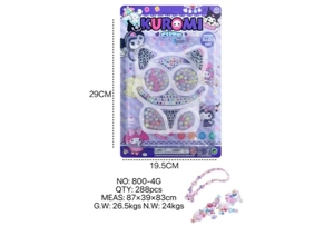 DIY pretend play girl toy bead Kuromi