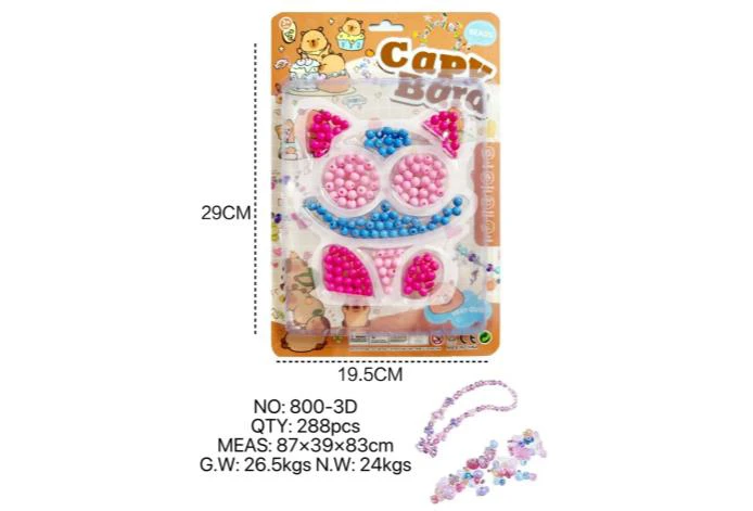 DIY pretend play girl toy beads Capybara