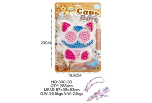 DIY pretend play girl toy beads Capybara