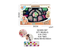 DIY Playing House Girl Toys Beaded Cartoon Capybara Heart