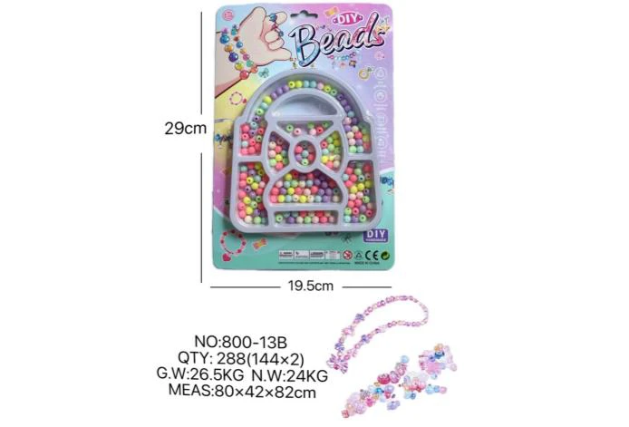 DIY play house girl toy beaded cartoon small handbag