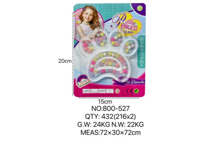 DIY Playing House Girl Toys Beaded Cartoon Capybara Heart