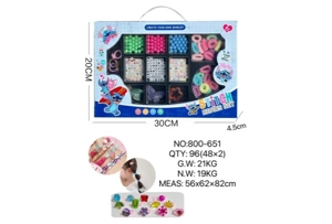 DIY Playing House Girl Toys Beaded Cartoon Hand Cat