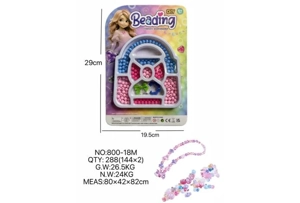 DIY playhouse girl toy beads little girl bag