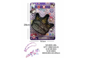 DIY Beaded Kuromi Crown